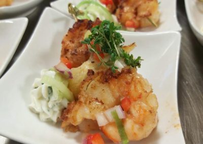 Vorspeise mit Garnele