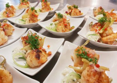 Vorspeise mit Garnele